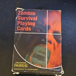 Zombie Survival Playing Cards